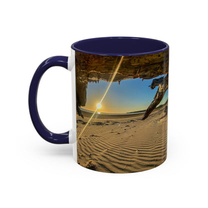 Purposely Wandering Accent Coffee Mug - Coastal Adventure Design - Perfect Gift for Nature Lovers
