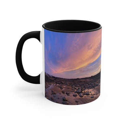 Colorful Accent Mug - Purposefully Wandering Design - Perfect for Nature Lovers