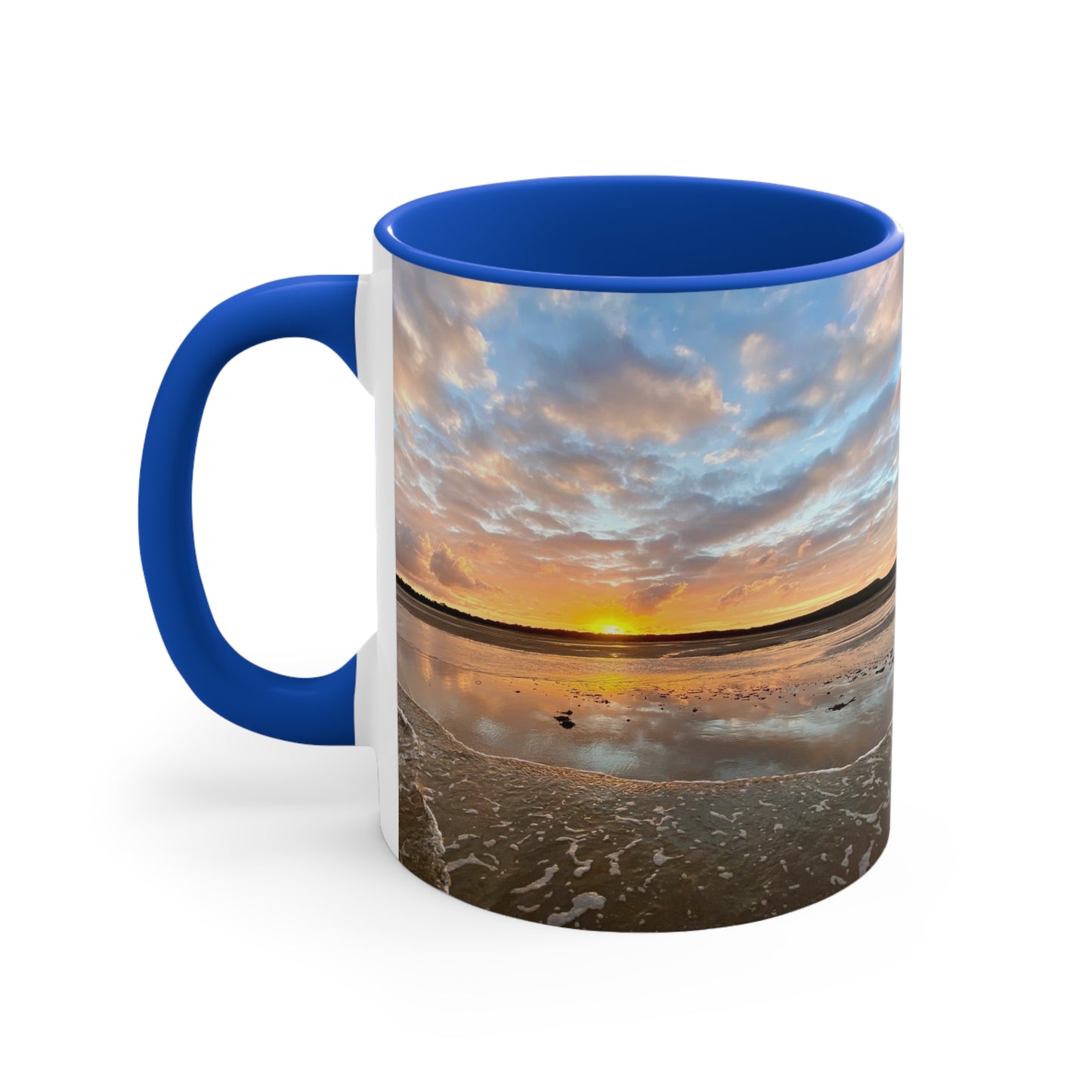 Beach Lovers- AUD PRINT Colorful Accent Mugs, 11oz