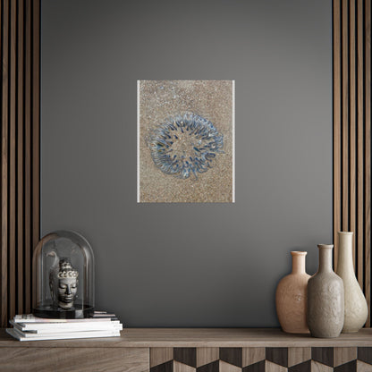 Nature-Inspired Unframed Poster - Ocean Jellyfish Artwork for Home Décor