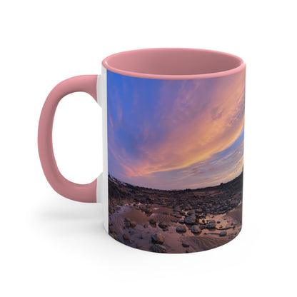 Colorful Accent Mug - Purposefully Wandering Design - Perfect for Nature Lovers