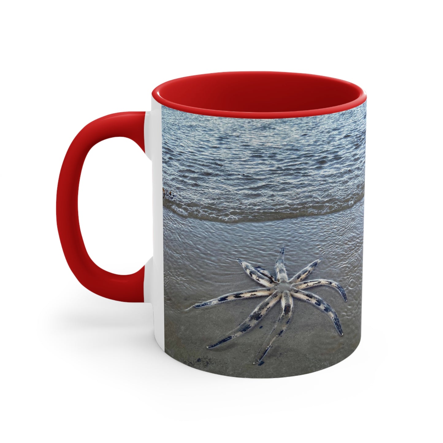 Beach Lovers- AUD PRINT Colorful Accent Mugs, 11oz