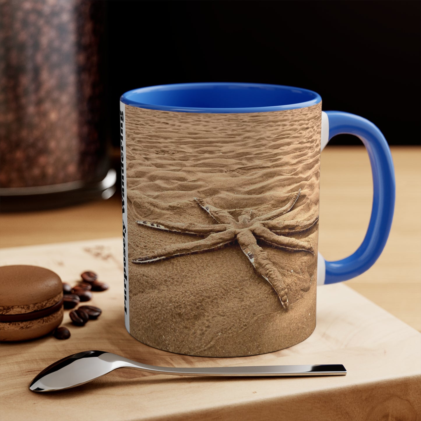 Beach Lovers range- AUD PRINT Colorful Accent Mugs, 11oz