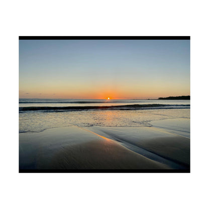 Serene Beach Sunrise Unframed Poster - Perfect for Home Decor and Relaxation
