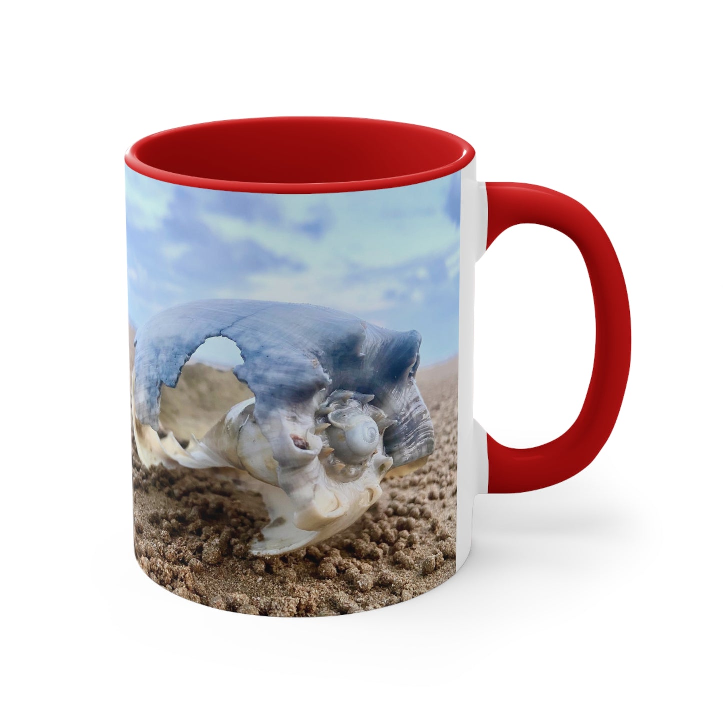 Beach Lovers- AUD PRINT Colorful Accent Mugs, 11oz