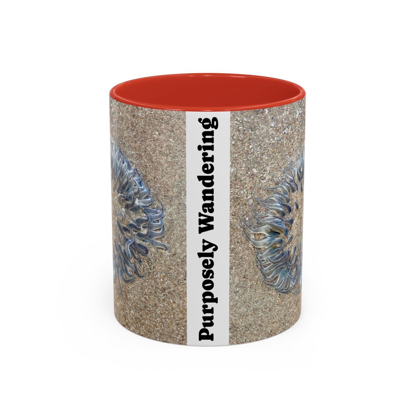 Purposely Wandering Mug – Accent Coffee Mug with Unique Jellyfish Design